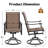 Outdoor PVC-coated polyester Swivel Dining Armchair-1322698160