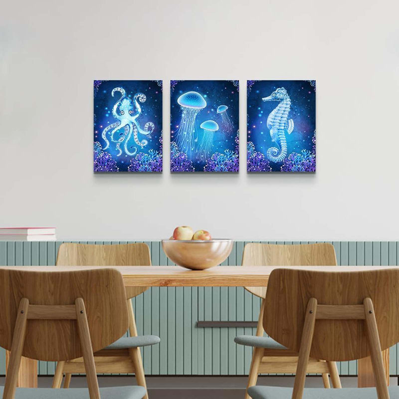 3 Piece Wrapped Canvas Wall Art
