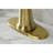 Kingston Brass Nautical Single-Handle 1-Hole Deck Mount Bathroom Faucet with Push Pop-Up and Deck Plate-50999987-58299263