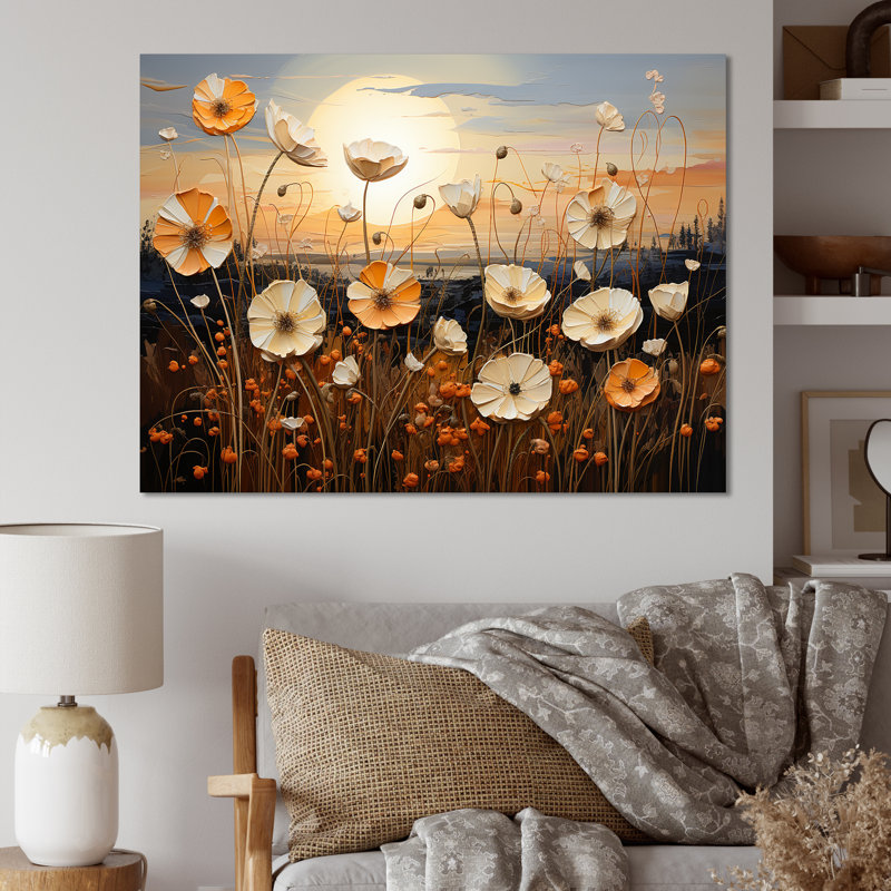 «Beautiful Warm Warm Field IV», reproduction sur toile, Toile tendue, H 34 po x l 44 po x P 1,5 po