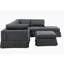 Canapé modulaire 6 pièces rembourré