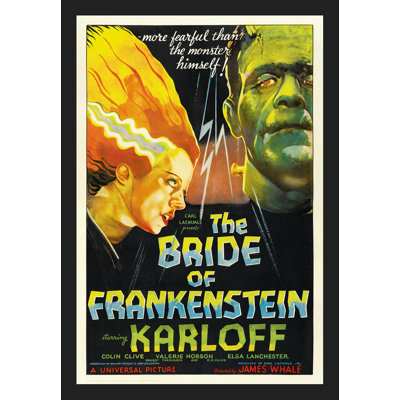 " Bride Of Frankenstien Movie Poster "