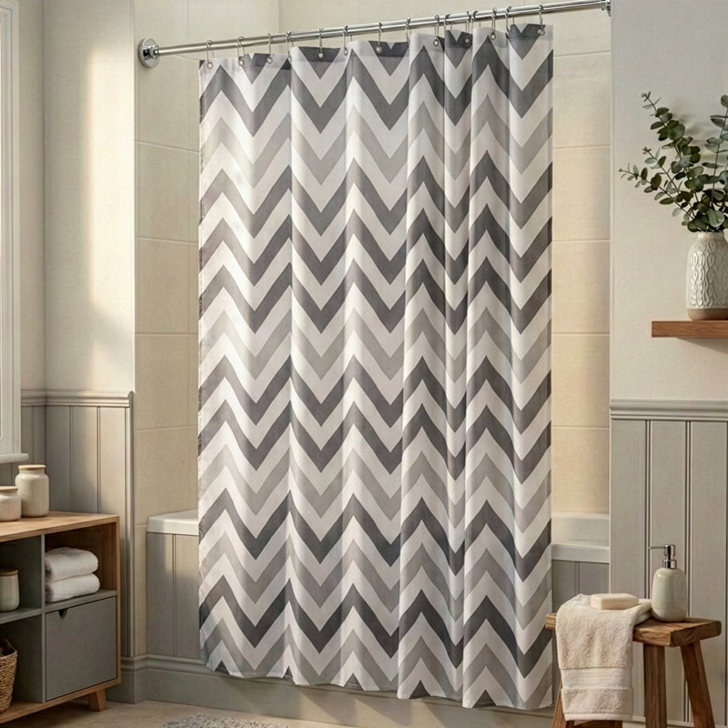 Chevron Shower Curtain