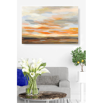 Brush Strokes, Desert Sky, Painted Desert, Sky, Clouds, Orange, Brown, Grey, White, Landscape, Cream, Tan, Brown