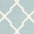 Dhurrie Hand Woven Flat Weave Wool/Cotton Geometric Rug in Light Blue/Ivory-10991684
