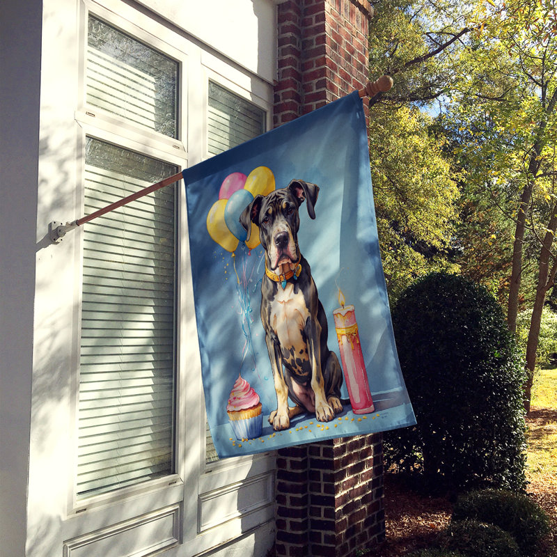 Drapeau «Happy Birthday House», Grand danois