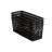 Narrow Deco Basket, Black (Set of 4)