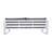 Modern Aluminum Patio Sofas, Durable Gray Weather-resistant For Family Outdoor