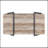 Oak And Sandy Grey 1-Shelf Coffee Table