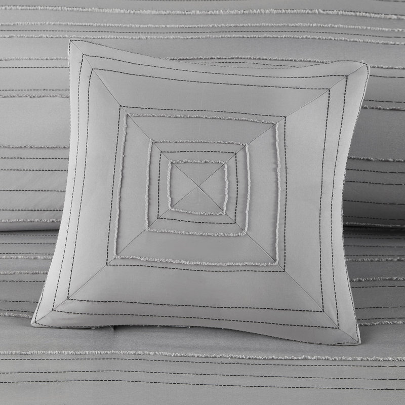 Ensemble d'édredon en jacquard Cationic, Édredon pour lit simple / simple TG + 2 pièces s