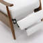 Fauteuil inclinable à accoudoirs en bois-76910683