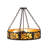 3 - Light Dimmable Drum Chandelier