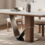 Table de salle à manger rectangulaire Italian Light Luxury