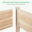 100% Solid Wood Elevated Planter-1867794119