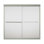 Finesse 60'' x 59'' Bypass Frameless Bath Door