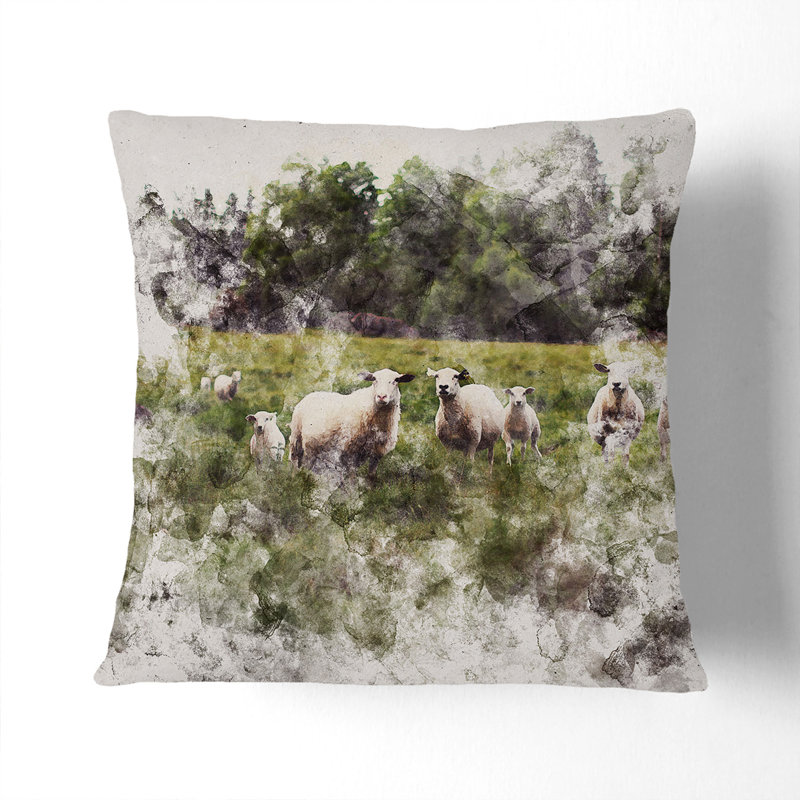 Square Cushion, White, 55cm H x 55cm W x 20cm D