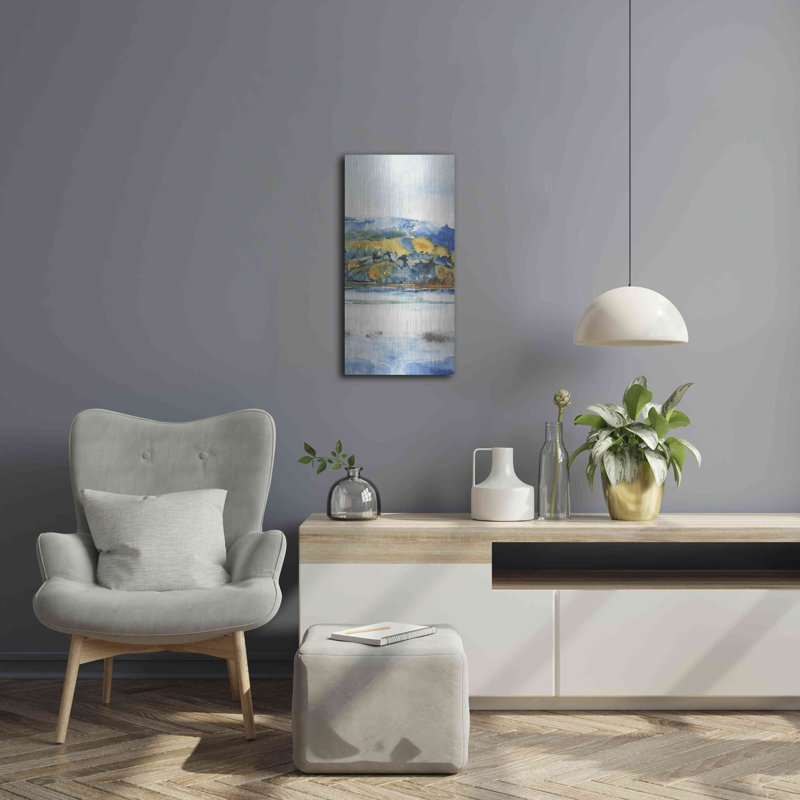 "Luxe Metal Art" Island Mist II "par Tim O'Toole" par Tim O'Toole, H 24 po x l 12 po