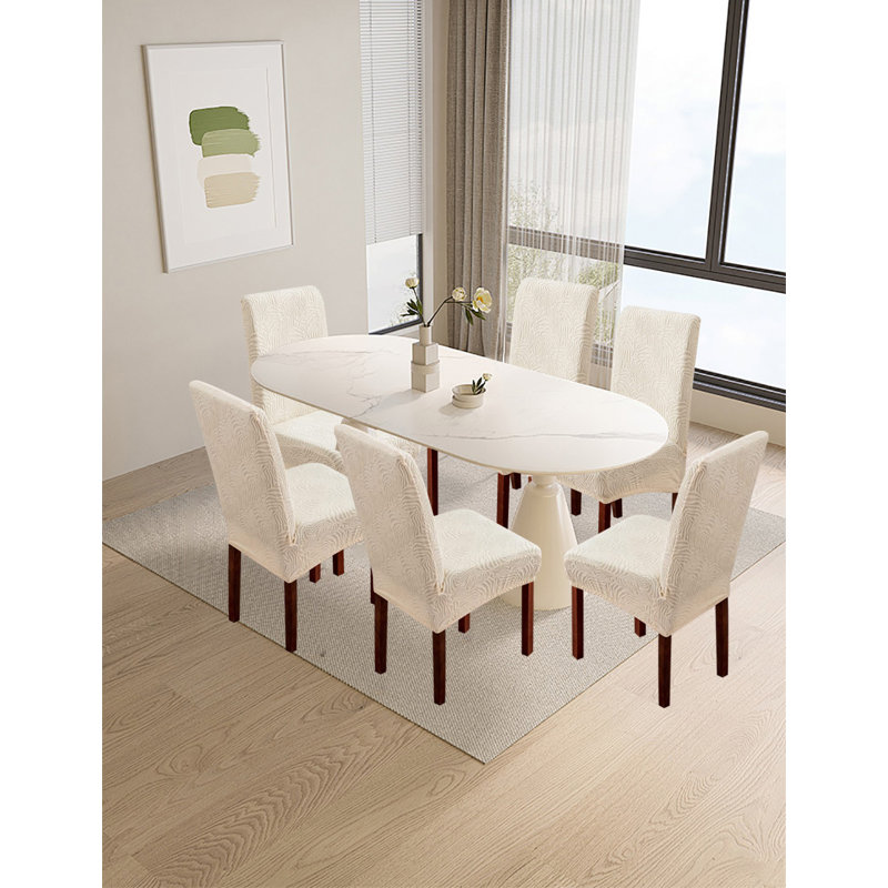 Corrigan Studio® Dining Chair Covers, Parsons Chair Slipcover, Set