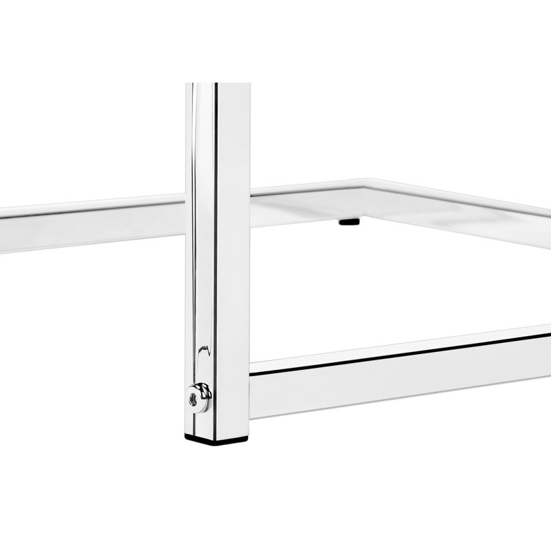 Table d'appoint pour tous les espaces - Stratifié noir et stabilité en métal