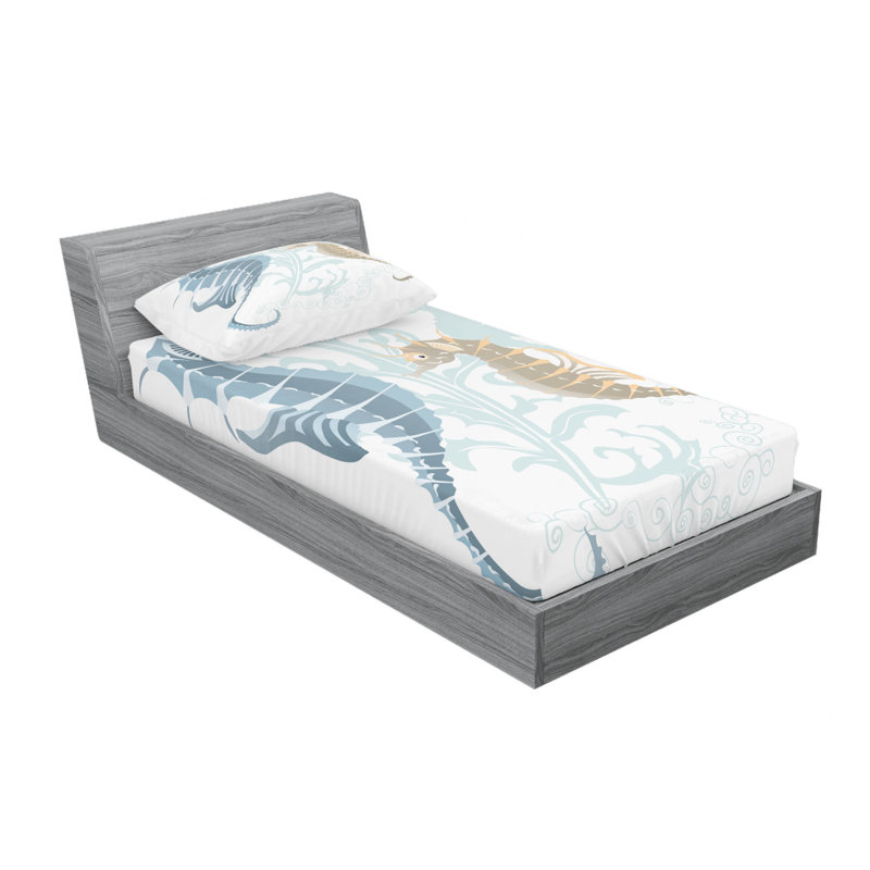 Microfiber Sheet Set, Twin Sheet Set with Fitted Sheet