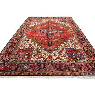 Tapis rétro Indo-Heriz 7 x 10