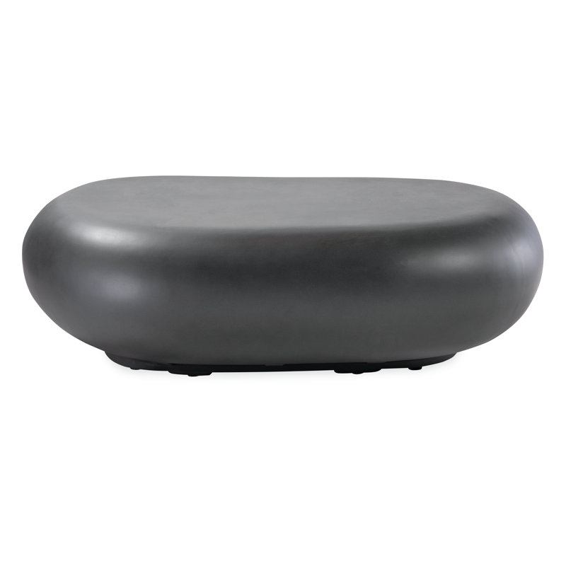 Bazaar 53'' GFR Concrete Outdoor Coffee Table, Gray