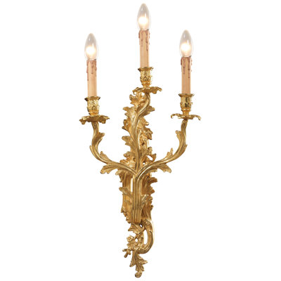 Steel Candle Wall Light