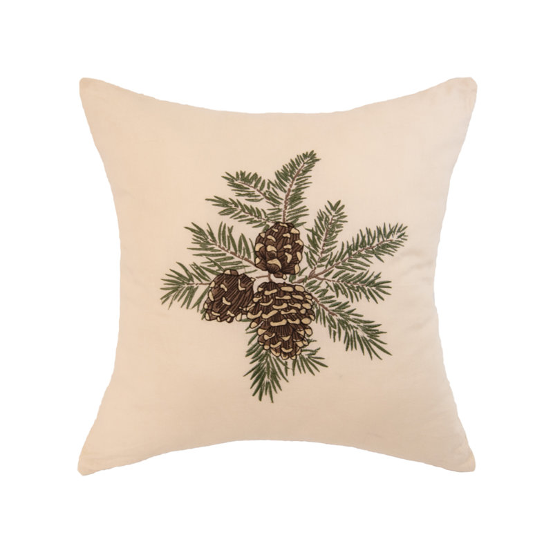 Donna Sharp Pine Star 2PC Embroidered Decor Pillow Set