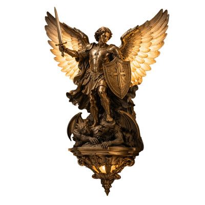 Archangel Michael Wall Lamp