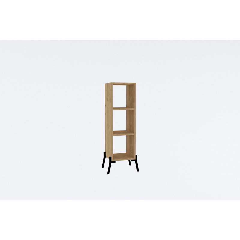40.6'' H x 11.7'' W 100% MELAMINE COATED PARTICLE BOARD Standard Bookcase, Sapphire