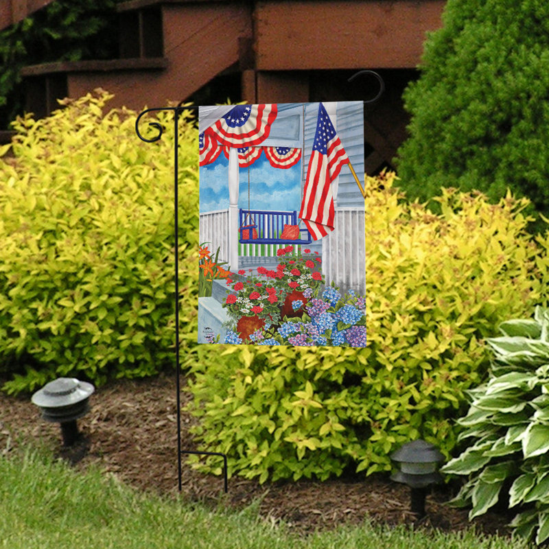 Drapeau de jardin patriotique