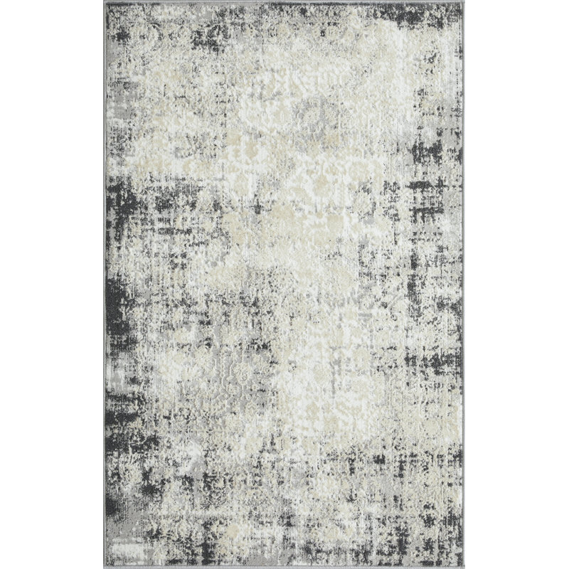 Ariahna Abstract Indoor Rug, Rectangle 3'3" x 5'3"