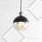 Luminaire sphère suspendu 1 lumières simple Kasey