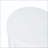 White Cylindrical MGO Side Table with Vertical Groove Texture