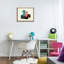 Chat et chien sur une valise, art mural encadré flottant, design par Andy Westface-726441586-726441599