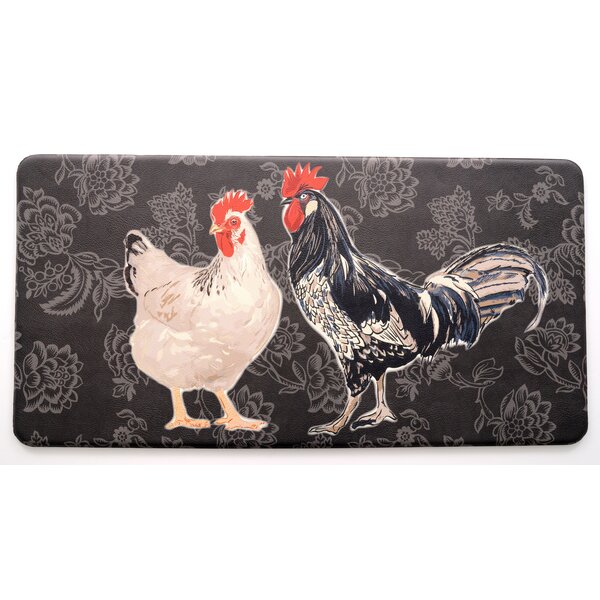 Sunflower Farm Rooster Comfort Floor Mat from Laural Home