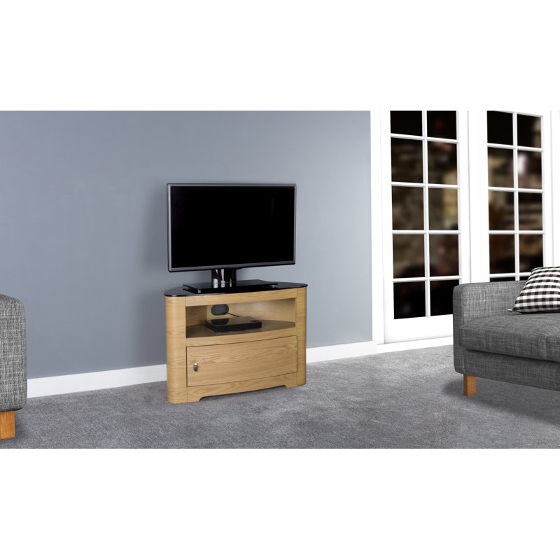 Moos Unfinished TV Stand for TVs up to 40", Oak