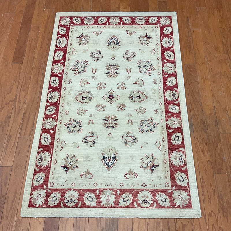  Handmade Oushak Wool Rug