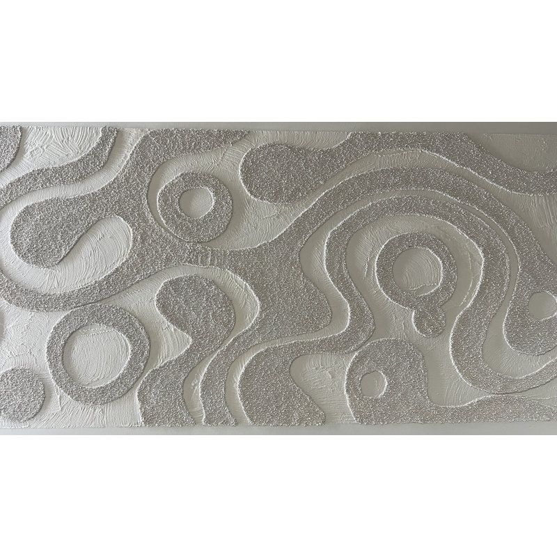 Texture, art mural abstrait sur toile 3D fait à la main, ， Décoration murale moderne pour chambre à coucher