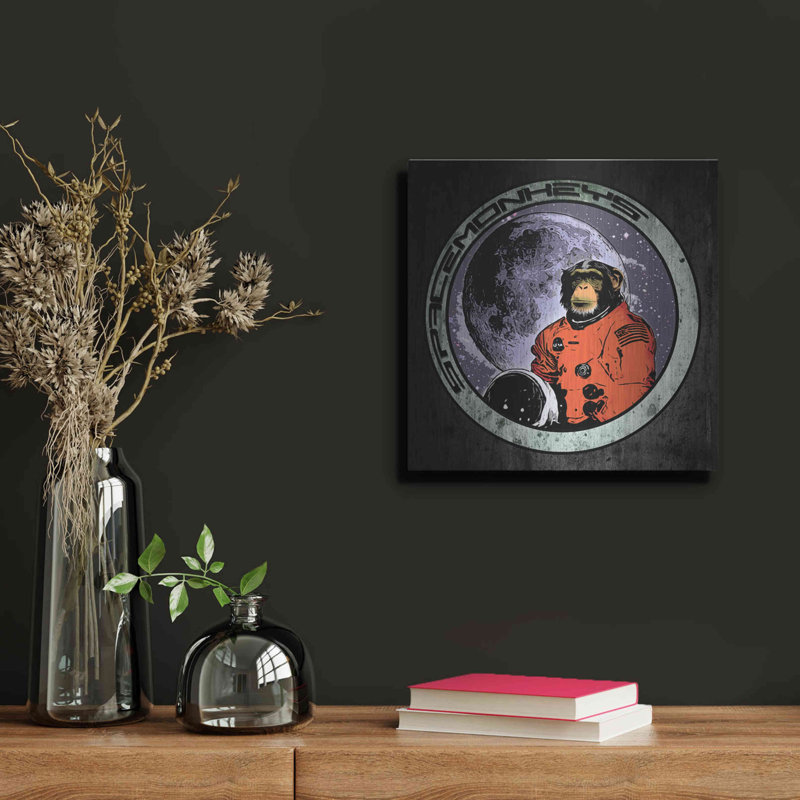 «Space Monkeys» par Nicklas Gustafsson, H 12 po x l 12 po
