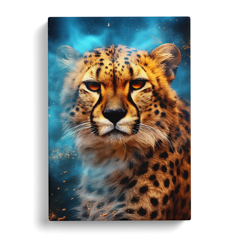 Cheetah - No Frame Print, 60cm H x 40cm W x 3cm D