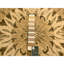 Tapis oriental 8 pi 9 po x 11 pi 10 po, ton sur ton, velours nul, vieilli, rasé avec motif Suzani, noué à la main, 100% laine, tapis oriental