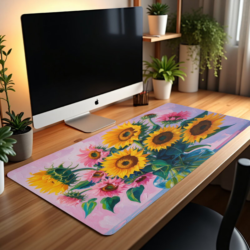 Polyester Desk Pad, 31.5x15.5