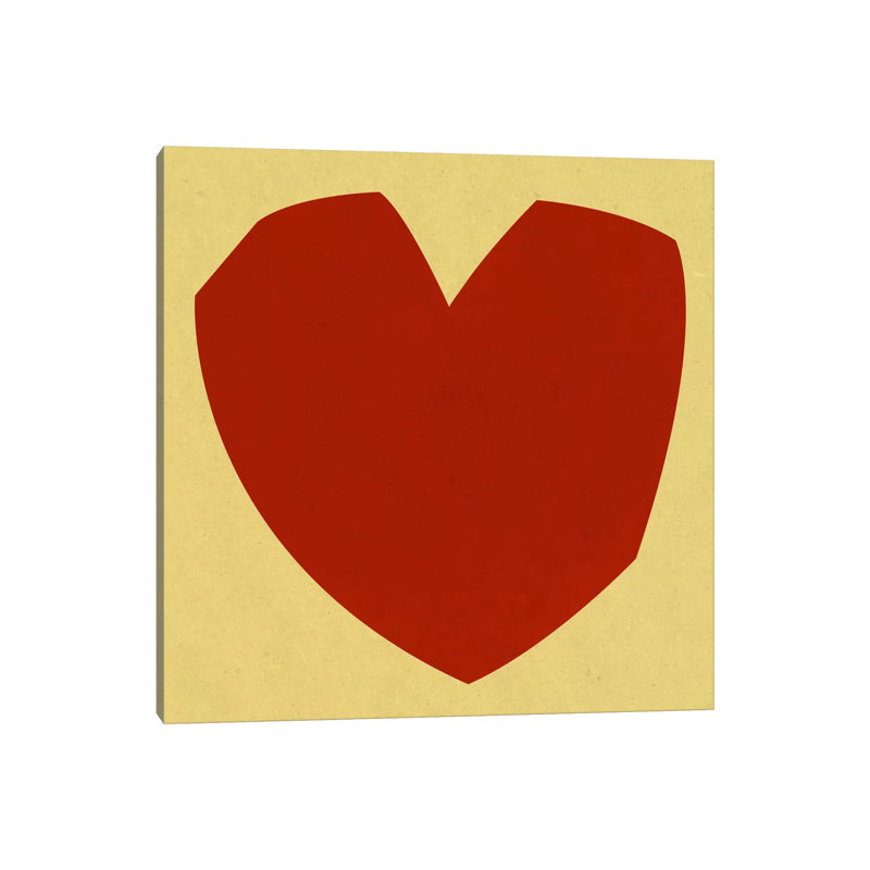 Modern Art- Cut-out Love - Wrapped Canvas Print, 66.04 cm H x 66.04 cm W x 1.91 cm D