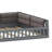 Wooden Upholstered Platform Bed with Protective Guardrail-128984858