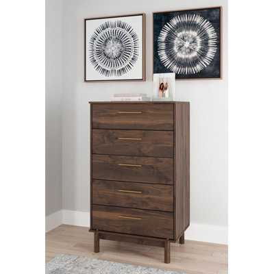 Dudzik 29.88 " W 5 - Drawer Dresser