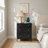 Walee 3 - Drawer Iron 20" Nightstand-1254265370