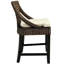 Tabouret de comptoir Saona brun antique Kubu-110281750