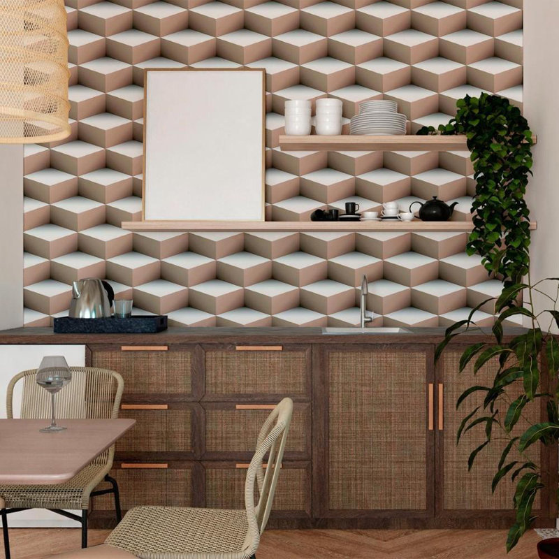 Matilda-May 126" L x 24" W Smooth Self-adhesive Wallpaper Roll