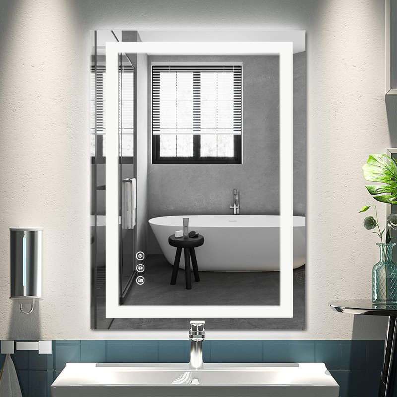 Miroir de meuble-lavabo mural de salle de bain Eleen